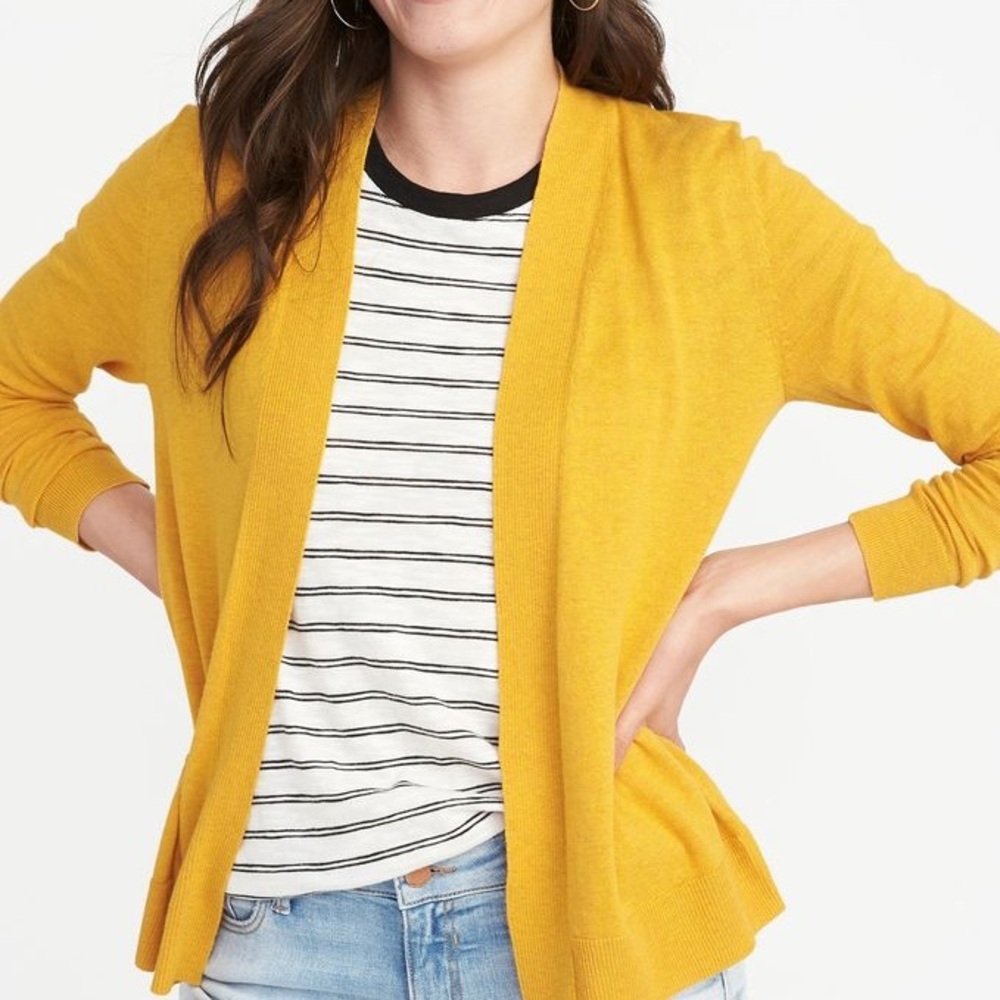 NWT Old Navy Women's Yellow Cardigan